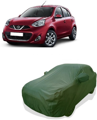Tricway Car Cover For Nissan Micra DTHR (With Mirror Pockets)(Green)