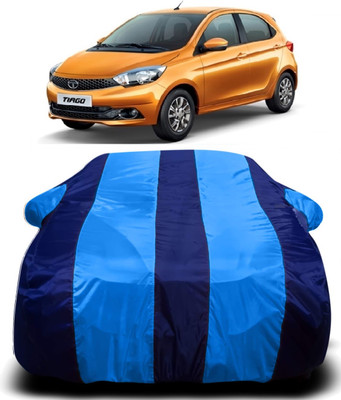 R Rayvin Star Car Cover For Tata Tiago (With Mirror Pockets)(Multicolor)