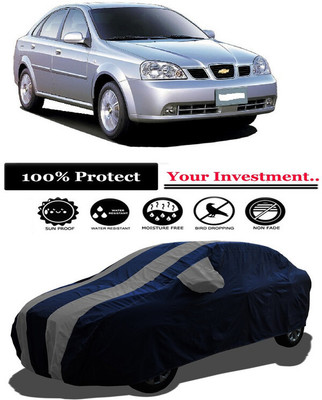 Amexride Car Cover For Chevrolet Optra 1.6 L (With Mirror Pockets)(Grey)