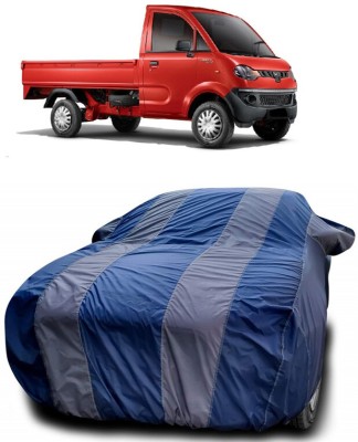 DIGGU Car Cover For Mahindra Jeeto (With Mirror Pockets)(Grey, Blue)