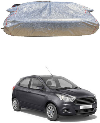 KAHRA Car Cover For Mahindra Quanto (With Mirror Pockets)(Silver)