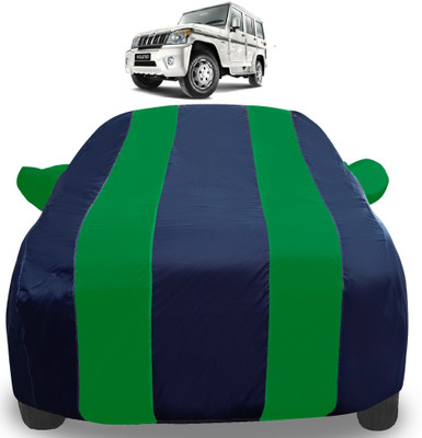 Amanzo Car Cover For Mahindra Bolero (With Mirror Pockets)(Green)