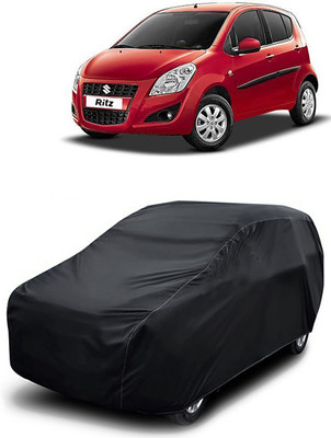 MoTRoX Car Cover For Maruti Suzuki Ritz (Without Mirror Pockets)(Black)