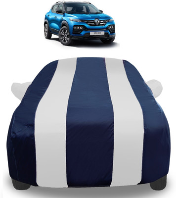 Auto Hub Car Cover For Renault Kiger (With Mirror Pockets)(Silver)