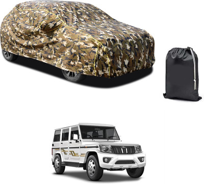 PAGORA Car Cover For Mahindra Bolero (With Mirror Pockets)(Yellow)
