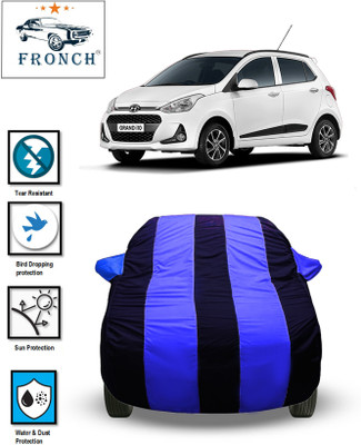 FRONCH Car Cover For Hyundai Grand i10, Grand i10 Era, Grand i10 Magna, Grand i10 Magna AT, Grand i10 CRDi Era (With Mirror Pockets)(Blue)