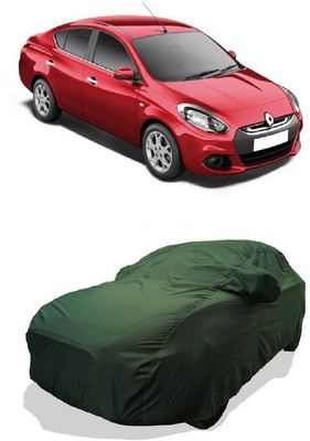 Coxtor Car Cover For Renault Scala RxL (With Mirror Pockets)(Green)