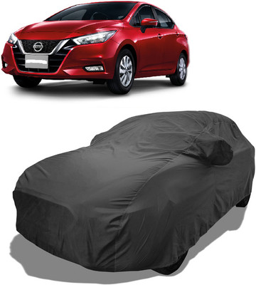 Coxtor Car Cover For Nissan Almera S (With Mirror Pockets)(Grey)