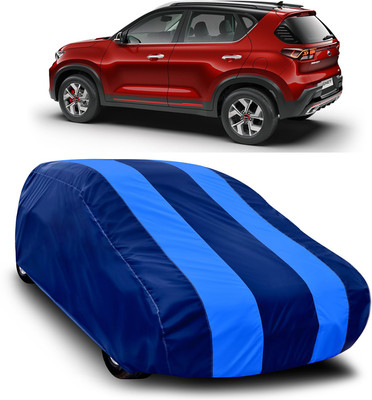 MoTRoX Car Cover For Kia Sonet (Without Mirror Pockets)(Blue, Blue)