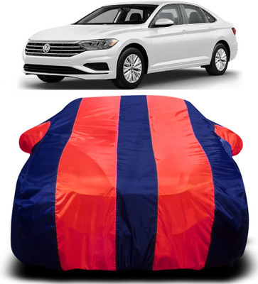 Swarish Car Cover For Volkswagen Jetta (With Mirror Pockets)(Multicolor)