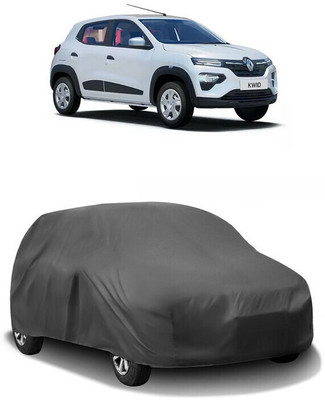 HMS Car Cover For Renault Kwid (Without Mirror Pockets)(Grey)