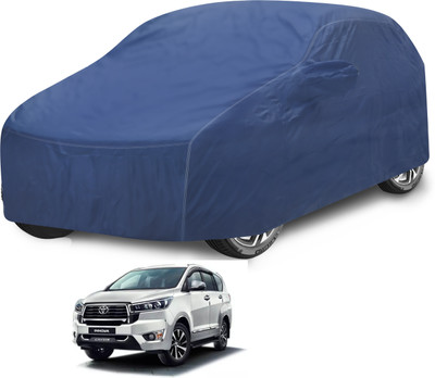 Auto Hub Car Cover For Toyota Innova Crysta (With Mirror Pockets)(Blue)