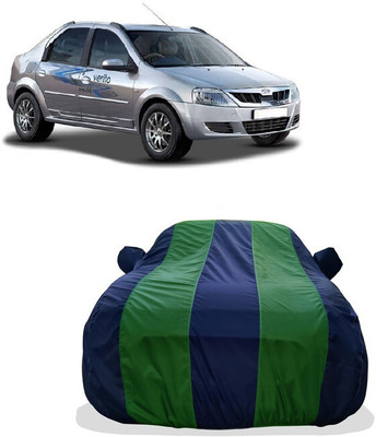 Tricway Car Cover For Mahindra E Verito D6 Electric (With Mirror Pockets)(Green)