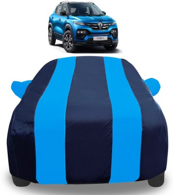 Auto Hub Car Cover For Renault Kiger (With Mirror Pockets)(Blue)