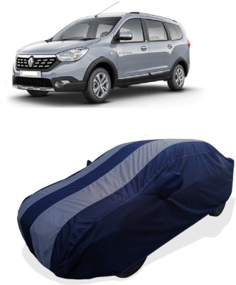 Coxtor Car Cover For Renault Lodgy Stepway 110PS RXZ 7S Diesel (With Mirror Pockets)(Grey)