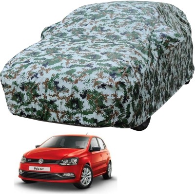 Auto Hub Car Cover For Volkswagen Polo GT (With Mirror Pockets)(Multicolor)