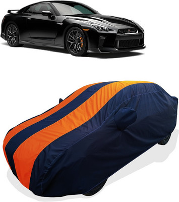 Coxtor Car Cover For Nissan GT-R 3.8 V6 (With Mirror Pockets)(Orange)