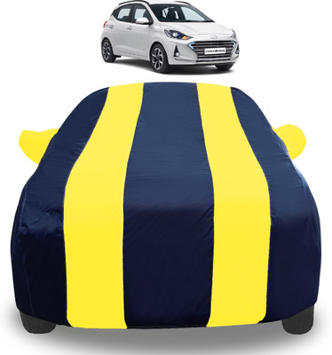 Amanzo Car Cover For Hyundai Grand i10 Nios (With Mirror Pockets)(Yellow)