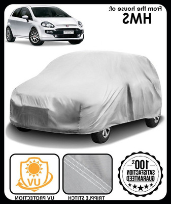 QLAX Car Cover For Maruti Punto (Without Mirror Pockets)(Silver)