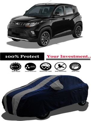 Amexride Car Cover For Mahindra KUV100 NXT D75 K4 Plus Diesel (With Mirror Pockets)(Grey)