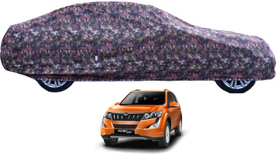 Auto Hub Car Cover For Mahindra XUV 500 (With Mirror Pockets)(Green)