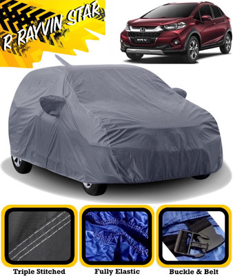 R Rayvin Star Car Cover For Honda WRV (With Mirror Pockets)(Grey)