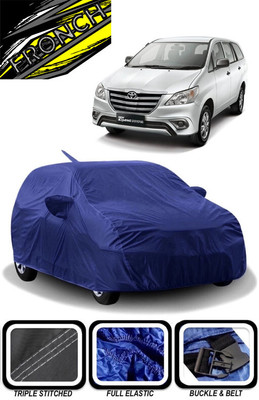 FRONCH Car Cover For Toyota Innova 2.0L (With Mirror Pockets)(Blue)