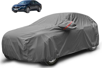 Caronix Car Cover For Skoda Octavia (With Mirror Pockets)(Grey)