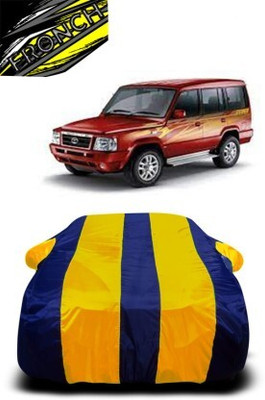 FRONCH Car Cover For Tata Sumo (With Mirror Pockets)(Yellow, Blue)