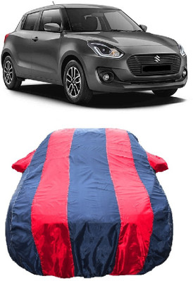 Wegather Car Cover For Maruti Suzuki Swift ZDi (With Mirror Pockets)(Red)