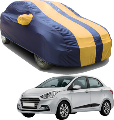 SS FOR YOUR SMART NEEDS Car Cover For Hyundai Xcent (With Mirror Pockets)(Blue, Yellow)