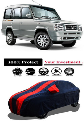Amexride Car Cover For Tata Sumo Gold (With Mirror Pockets)(Red)