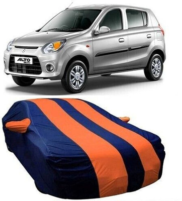 GOSHIV-car and bike accessories Car Cover For Maruti Suzuki Alto 800 (With Mirror Pockets)(Orange)