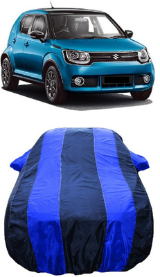 Wegather Car Cover For Maruti Suzuki Ignis 1.3 AMT Alpha (With Mirror Pockets)(Blue)