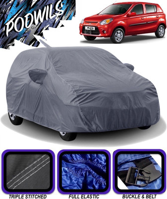 PODWILS Car Cover For Maruti Suzuki Alto 800(Grey)