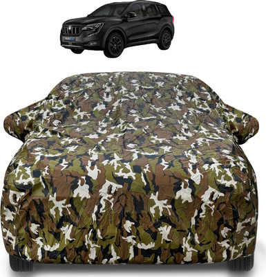 Caronix Car Cover For Mahindra XUV 700 (With Mirror Pockets)(Brown)