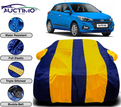 AUCTIMO Car Cover For Hyundai Elite i20 (With Mirror Pockets)(Multicolor)