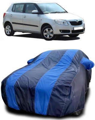 DIGGU Car Cover For Skoda Fabia 1.4 TDI (With Mirror Pockets)(Blue, Blue)