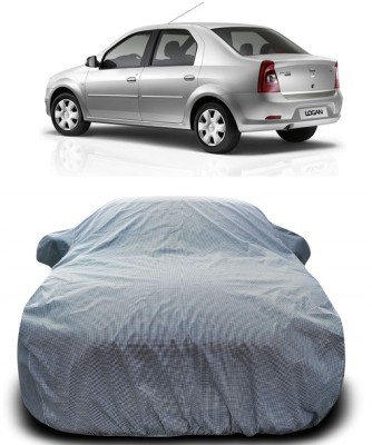 Furious3D Car Cover For Mahindra Logan Edge (With Mirror Pockets)(Silver)