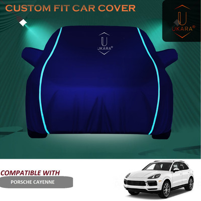 Ukara Car Cover For Porsche Cayenne (With Mirror Pockets)(Blue)