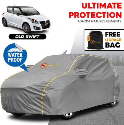 AUTOMOZEXO Car Cover For Maruti Swift, Swift AMT VDI, Swift AMT VXI, Swift AMT ZDI, Swift AMT ZXI Petrol (With Mirror Pockets)(Grey)