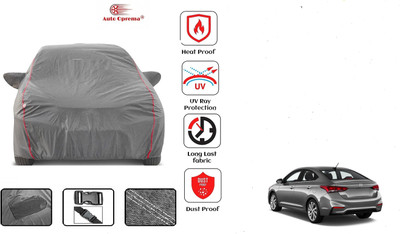 Auto Oprema Car Cover For Hyundai Accent (With Mirror Pockets)(Grey)