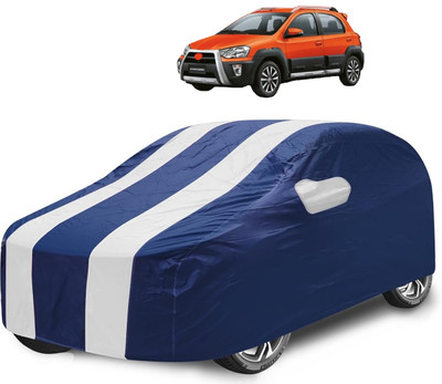 Caronix Car Cover For Toyota Etios Cross (With Mirror Pockets)(White)