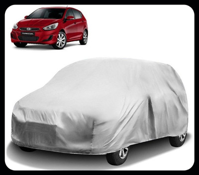 QLAX Car Cover For Maruti Accent (Without Mirror Pockets)(Silver)