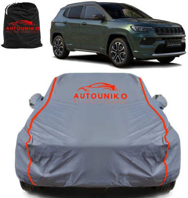 autouniko Car Cover For Jeep Compass, Compass 1.4 Limited, Compass 1.4 Limited Petrol (With Mirror Pockets)(Grey)