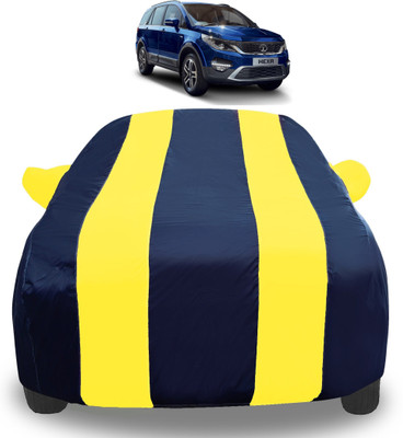 Auto Hub Car Cover For Tata Hexa (With Mirror Pockets)(Yellow)