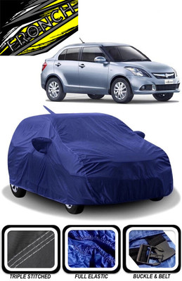 FRONCH Car Cover For Maruti Swift Dzire AMT ZDI Plus Diesel (With Mirror Pockets)(Blue)