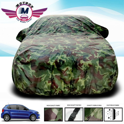 MoTRoX Car Cover For Volkswagen Polo GT (Without Mirror Pockets)(Green)