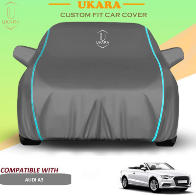 Ukara Car Cover For Audi A3 (With Mirror Pockets)(Grey)