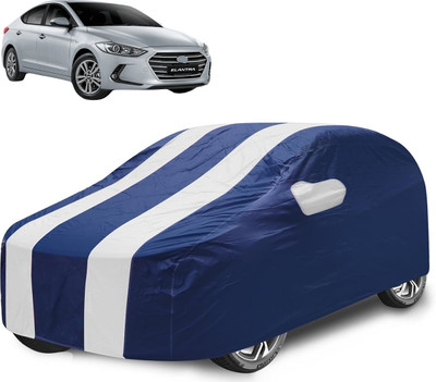 Caronix Car Cover For Hyundai Elantra (With Mirror Pockets)(White)